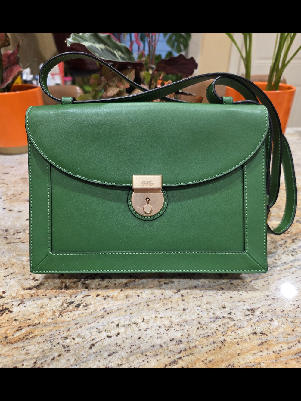 Kate Spade Saturday Green Crossbody Bag